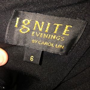 Lack dress Halter Top with gold and silver